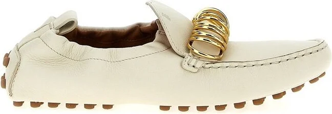 Tod's Ring Embellished Slip-On Loafers