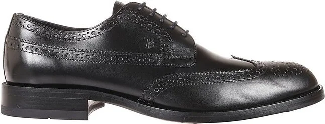 Tod's Round Toe Lace-Up Brogues