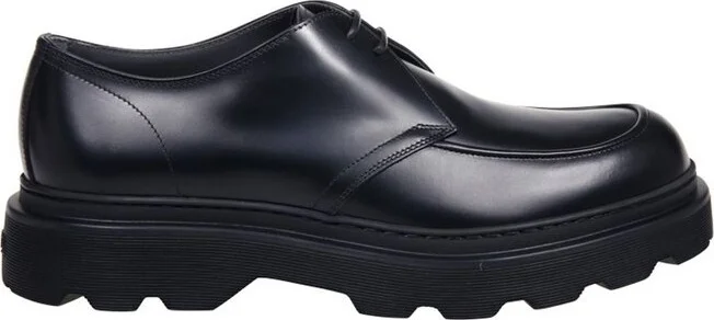 Tod's Round Toe Lace-Up Derby Shoes