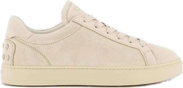 Tod's Round Toe Lace-Up Sneakers