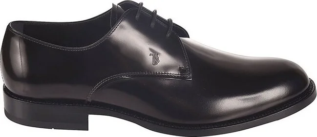 Tod's Round-Toe Oxford Lace-Up Shoes