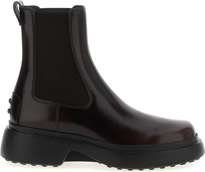 Tod's Round-Toe Slip-On Boots