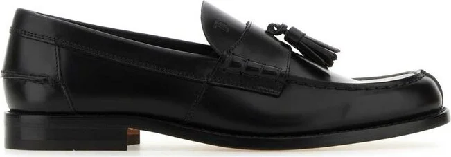 Tod's Round Toe Slip-On Loafers