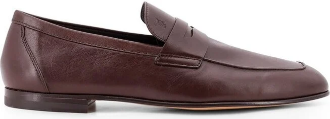 Tod's Round Toe Slip-On Loafers
