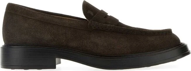 Tod's Round-Toe Slip-On Loafers