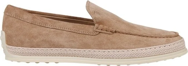 Tod's Round Toe Slip-On Loafers