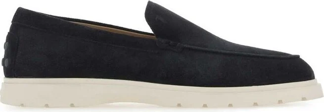 Tod's Round Toe Slip-On Loafers