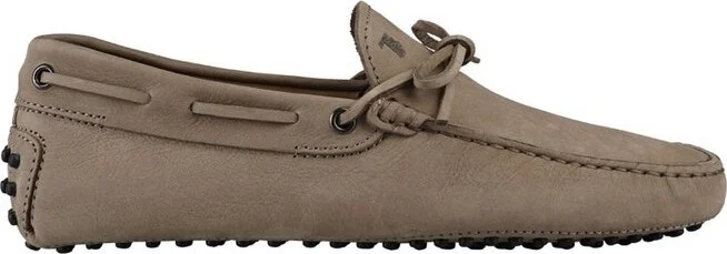 Tod's Round Toe Slip-On Loafers