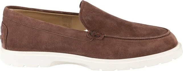 Tod's Round Toe Slip-On Loafers