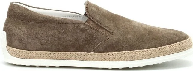 Tod's Round Toe Slip-On Sneakers