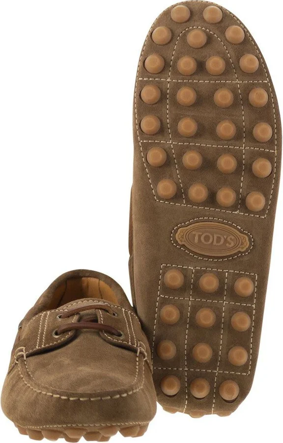 Tod'S Rubber Bubble Suede Boat - Image 5