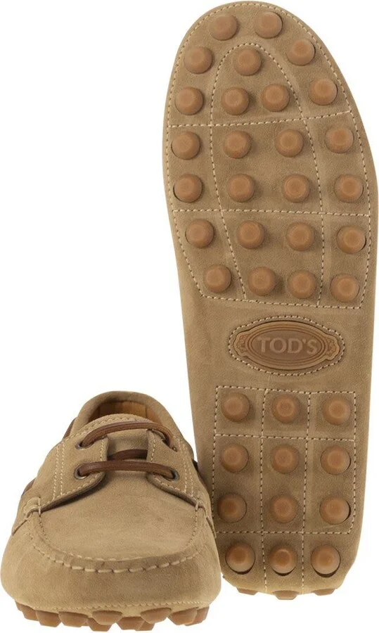 Tod'S Rubber Bubble Suede Boat - Image 5