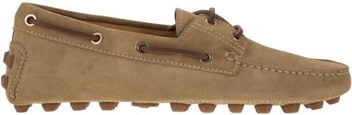 Tod'S Rubber Bubble Suede Boat