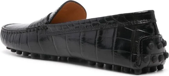 Tod'S Rubber Loafer Crocodile Print Shoes - Image 3