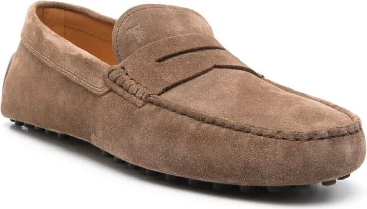 Tod'S Rubber Suede Loafer Shoes - Image 2