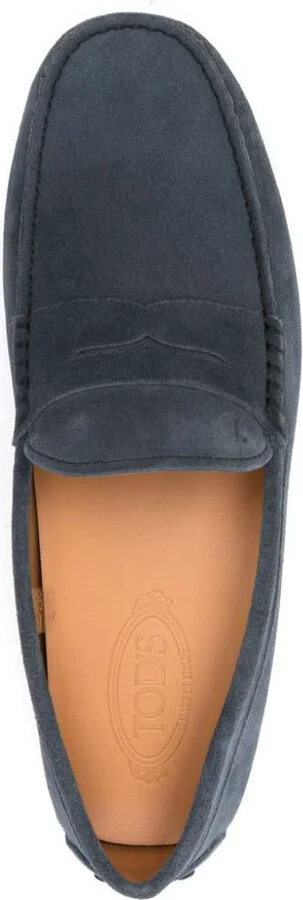 Tod'S Rubber Suede Loafer Shoes - Image 4