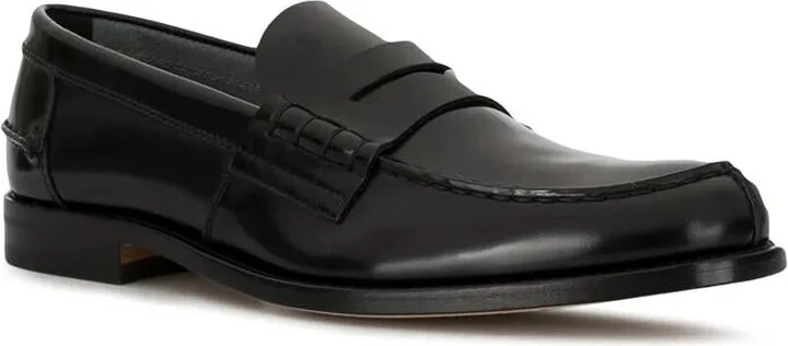 Tod'S Semi-Shiny Leather Penny Loafers Shoes - Image 2