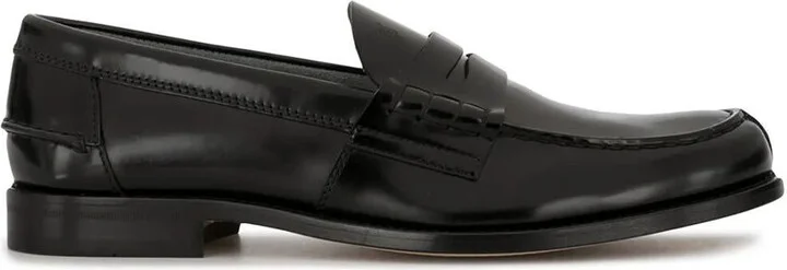 Tod'S Semi-Shiny Leather Penny Loafers Shoes