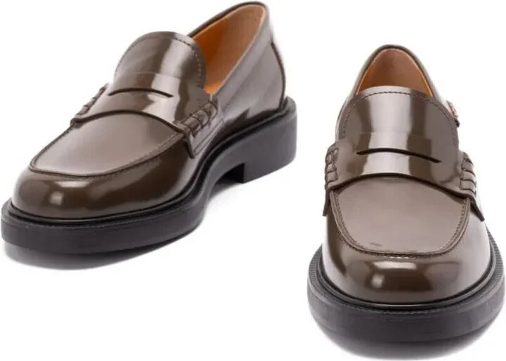 Tod'S Shaded Finishing Leather Penny Loafers Shoes - Image 2