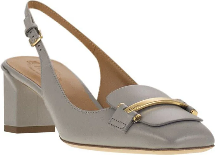 Tod'S Slingback Leather Décolleté - Image 2