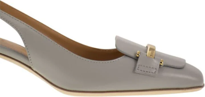 Tod'S Slingback Leather Décolleté - Image 6