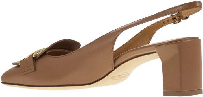 Tod'S Slingback Leather Décolleté - Image 3