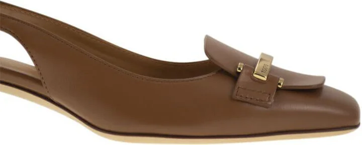 Tod'S Slingback Leather Décolleté - Image 6