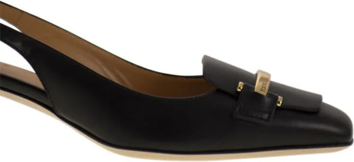 Tod'S Slingback Leather Décolleté - Image 6