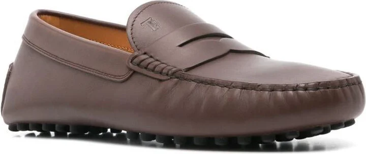 Tod'S Smooth Leather Gommino Driving Loafers Shoes - Image 2