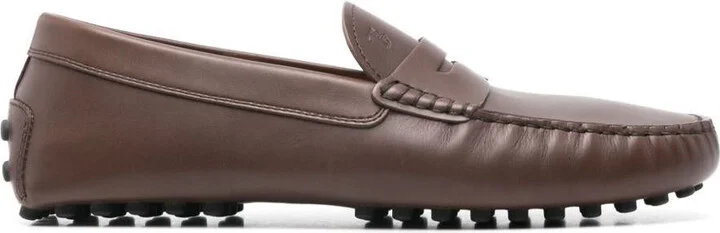 Tod'S Smooth Leather Gommino Driving Loafers Shoes