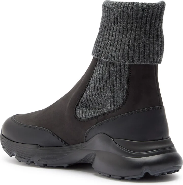 Tods Sport Run Nubuck Ankle Boots - Image 2