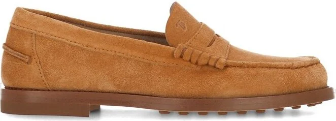 Tod's Square Toe Penny Loafers