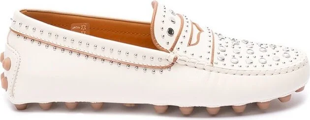 Tod's Stud Embellished Slip-On Loafers