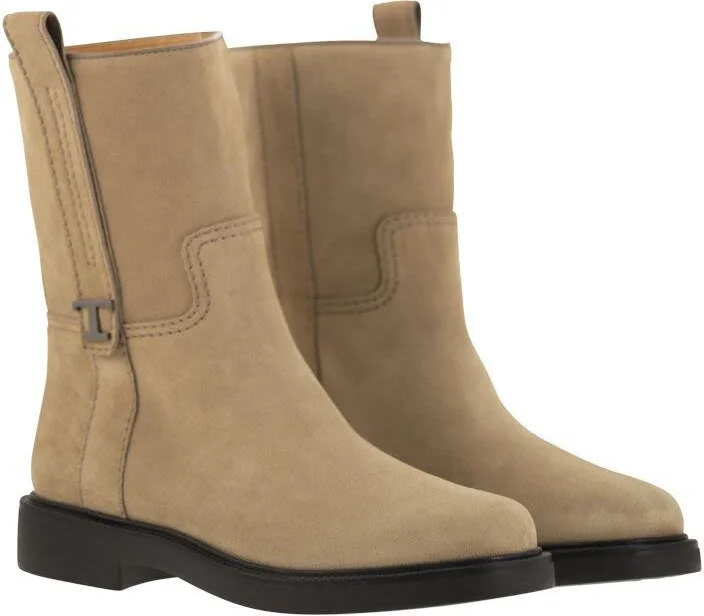 Tod'S Suede Ankle Boot - Image 4