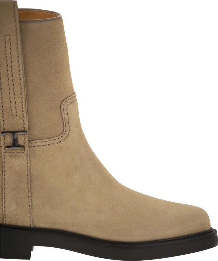 Tod'S Suede Ankle Boot - Image 6