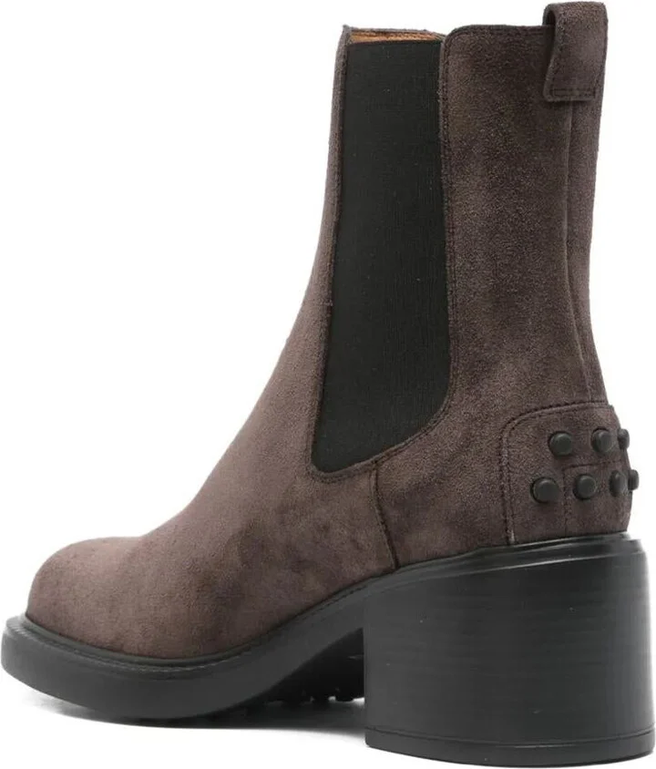 Tod'S Suede Ankle Boots Shoes - Image 3
