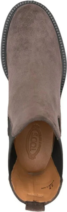 Tod'S Suede Ankle Boots Shoes - Image 4