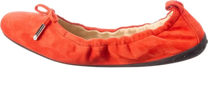Tod's Suede Ballerina Flat - Image 2