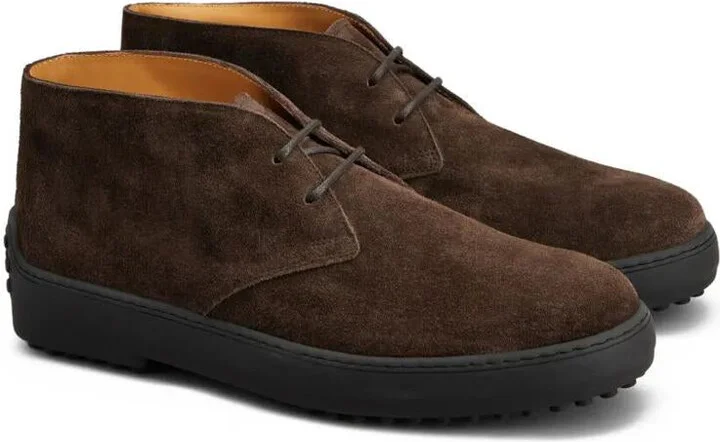Tod'S Suede Gommino Desert Boots Shoes - Image 2