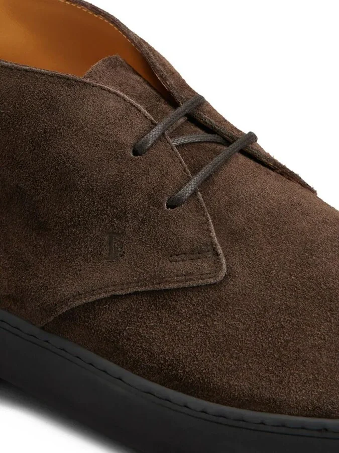 Tod'S Suede Gommino Desert Boots Shoes - Image 5
