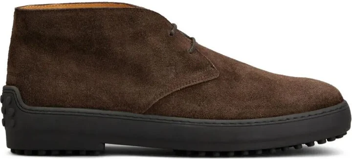 Tod'S Suede Gommino Desert Boots Shoes