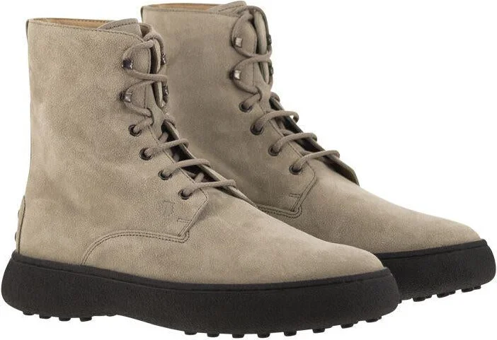 Tod'S Suede Lace-Up Boot - Image 4
