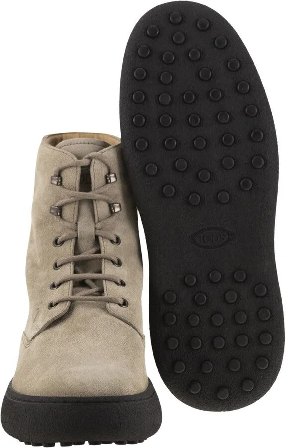 Tod'S Suede Lace-Up Boot - Image 5