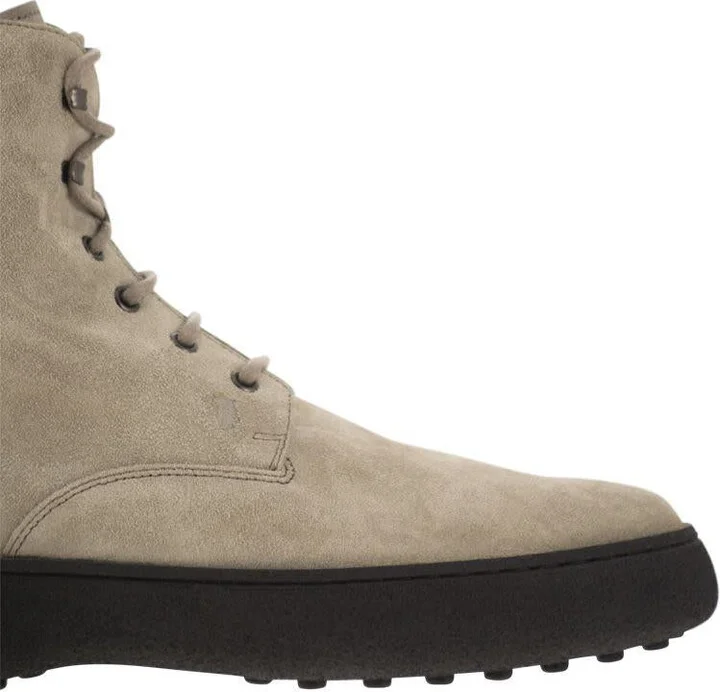Tod'S Suede Lace-Up Boot - Image 6