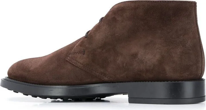 Tod'S Suede Leather Ankle Boot Shoes - Image 6
