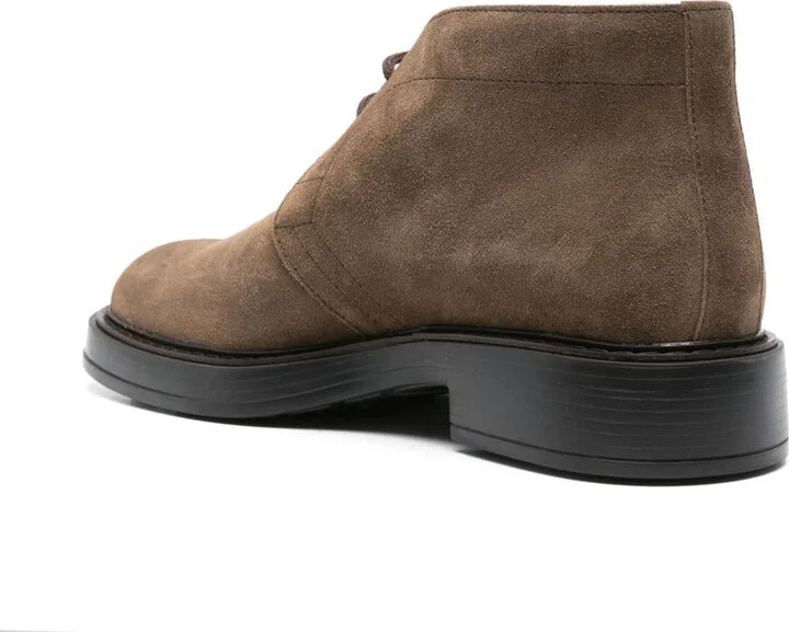 Tod'S Suede Leather Ankle Boot Shoes - Image 3