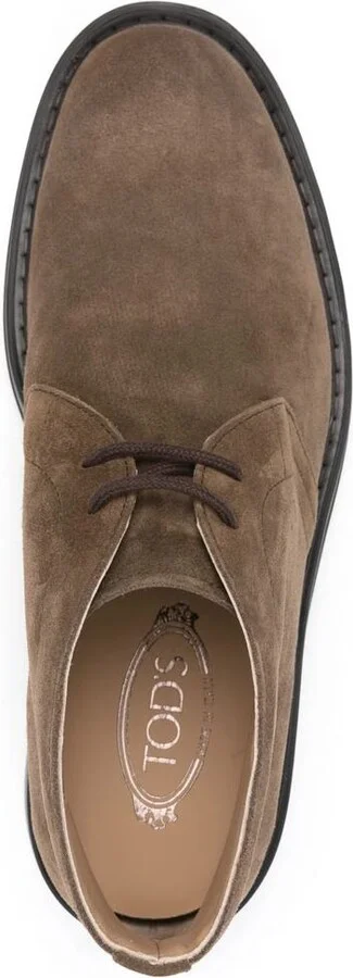 Tod'S Suede Leather Ankle Boot Shoes - Image 4