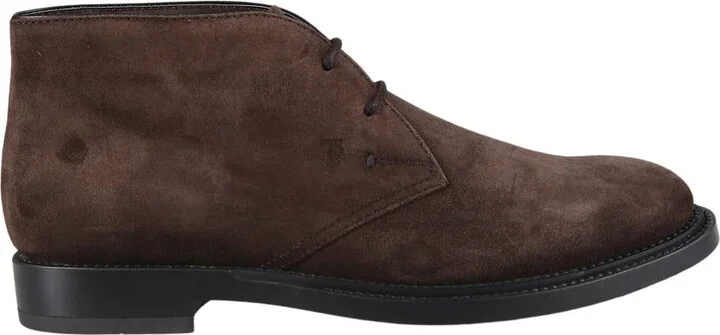 Tod'S Suede Leather Ankle Boot Shoes