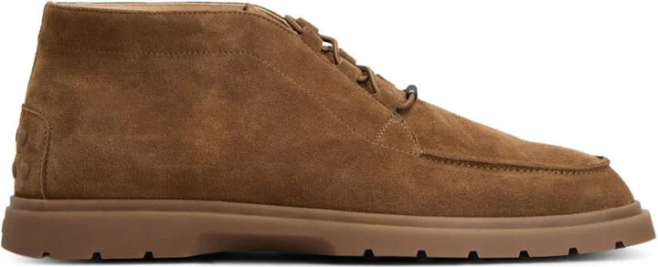 Tod'S Suede Leather Ankle Boots