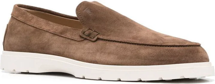 Tod'S Suede Leather Slipper Loafers Shoes - Image 2